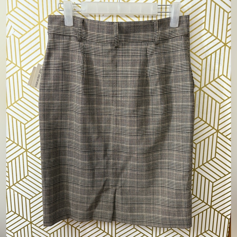 Bar III Plaid Pencil Skirt size 2 - Picture 5 of 7